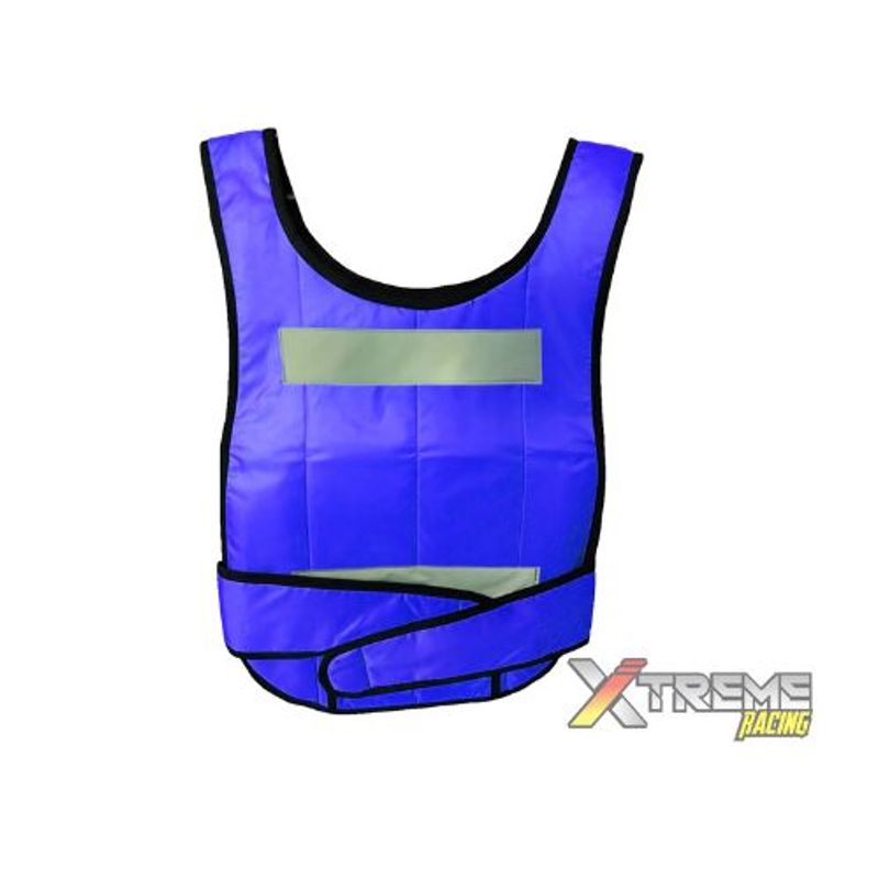 AFM - CHALECO ESCOLTA PARA MOTO AZUL