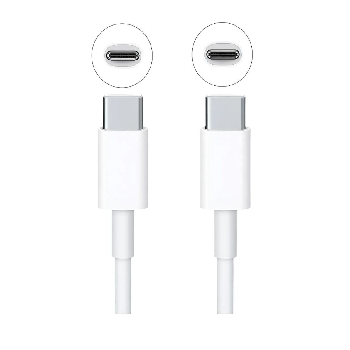 GENERICO - Cable Para Cargador Mac Tipo C Usb-c A Usb-c 2m Blanco
