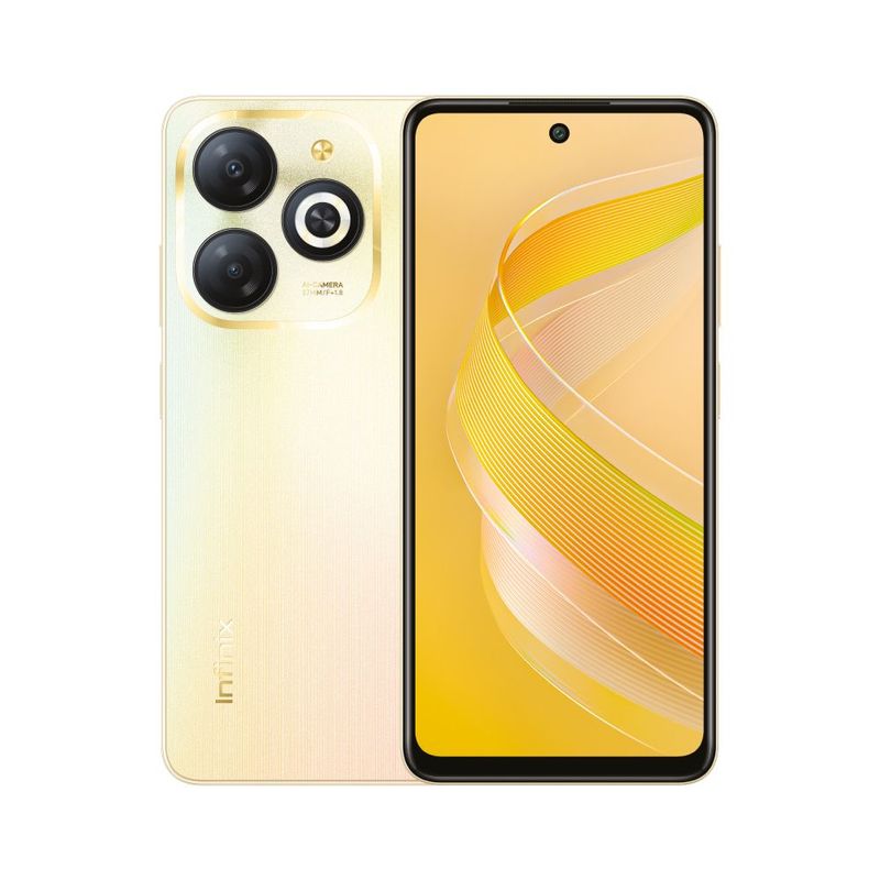 INFINIX - Celular Infinix Smart 8 Dorado Dual Sim 128Gb 4+4Gb Ram 5000 Mah