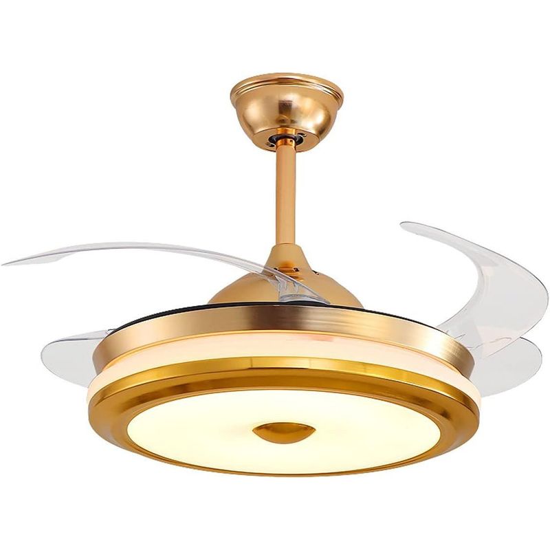 SANKEY - Ventilador de Techo Aspas Retráctiles Control Remoto y Lámpara Sankey