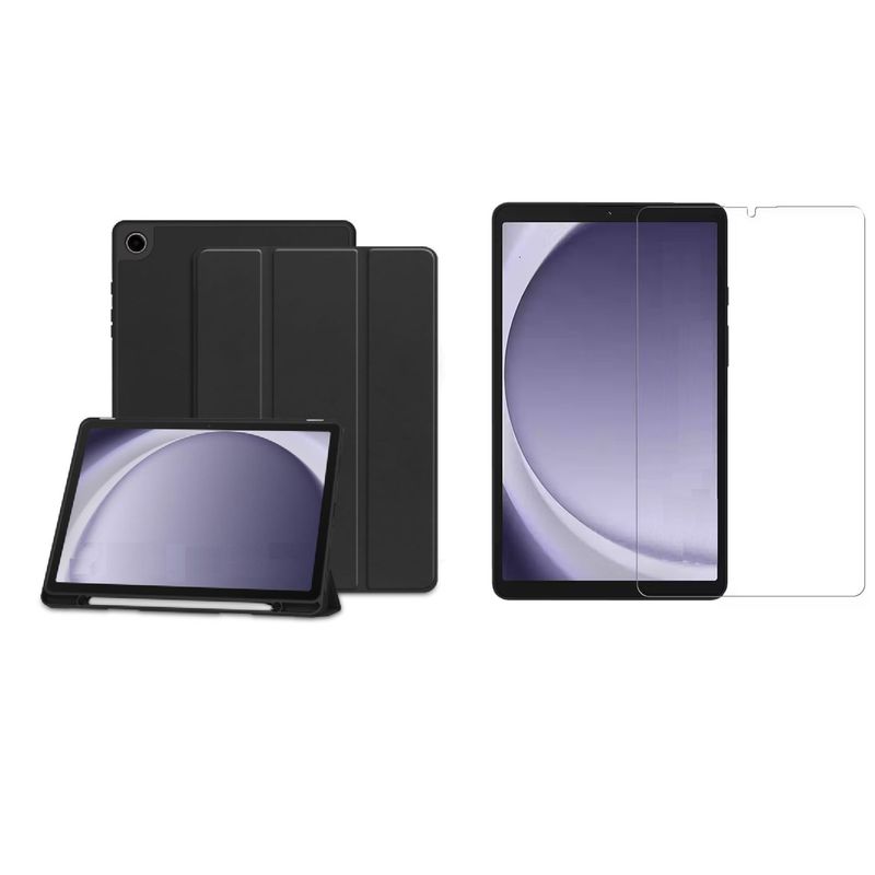 GENERICO - Estuche Forro Con Soporte Lapiz Para Samsung Tab A9 Plus + vidrio