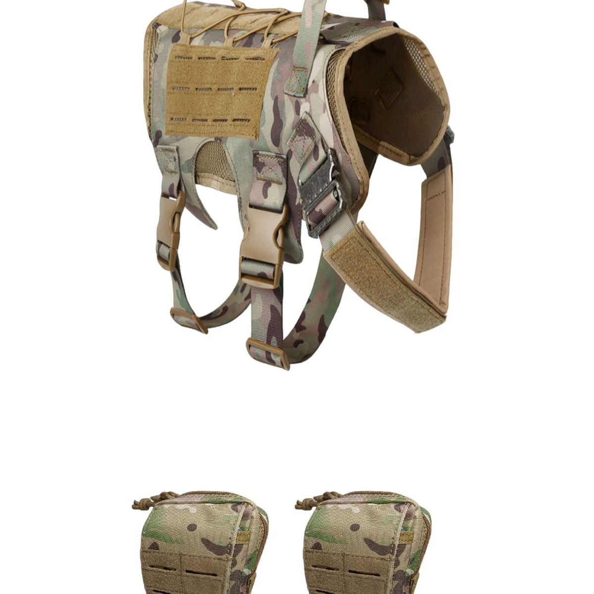 GENERICO - Arnés Táctico Militar Para Perros Chaleco Seguro