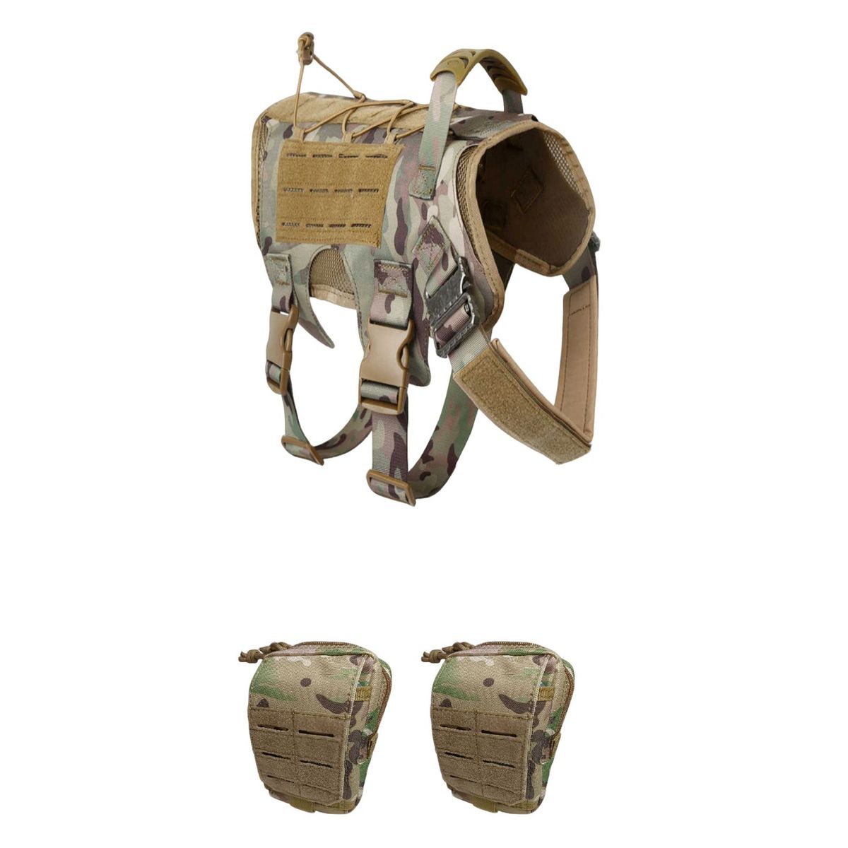 GENERICO - Arnés Táctico Militar Para Perros Chaleco Seguro