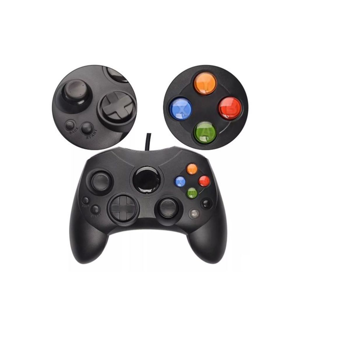 GENERICO - Control Para Xbox Clasico generico negro