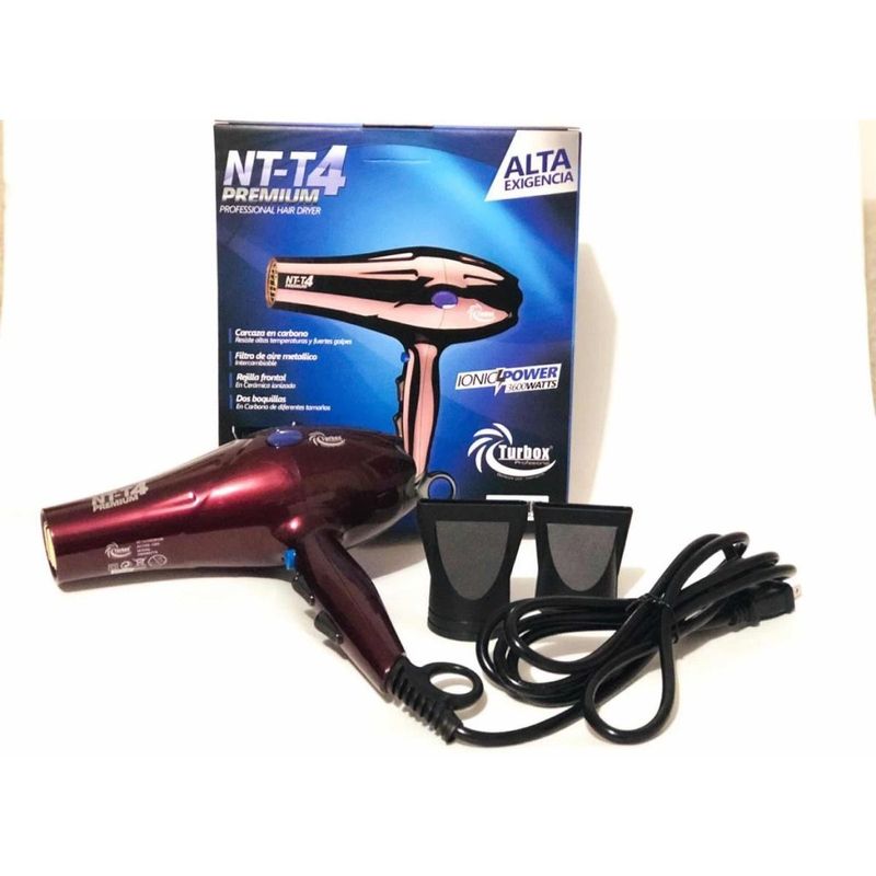 TURBOX - Secador Profesional Para Cabello 3600 wats Turbox nt t4