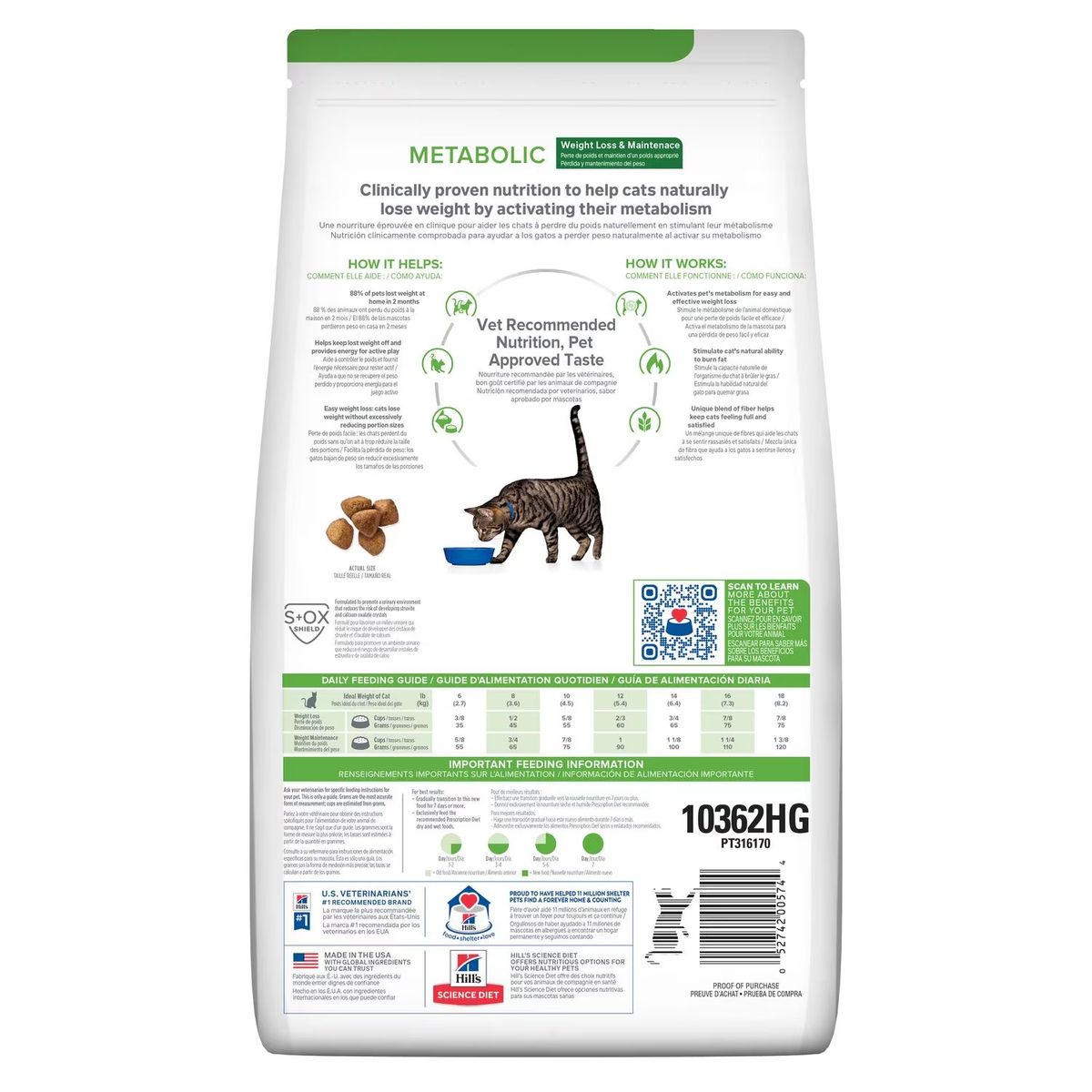 HILLS - Hills Prescription Diet Metabolic Feline