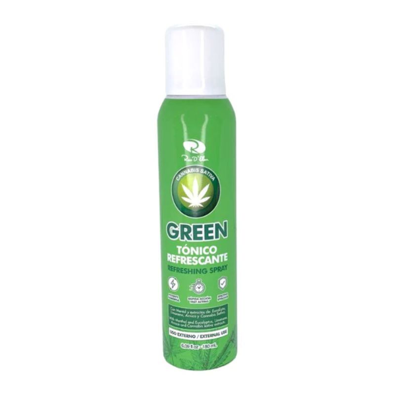 ROSS D ELEN - GREEN TONICO REFRESCANTE AEROSOL 180ML_.