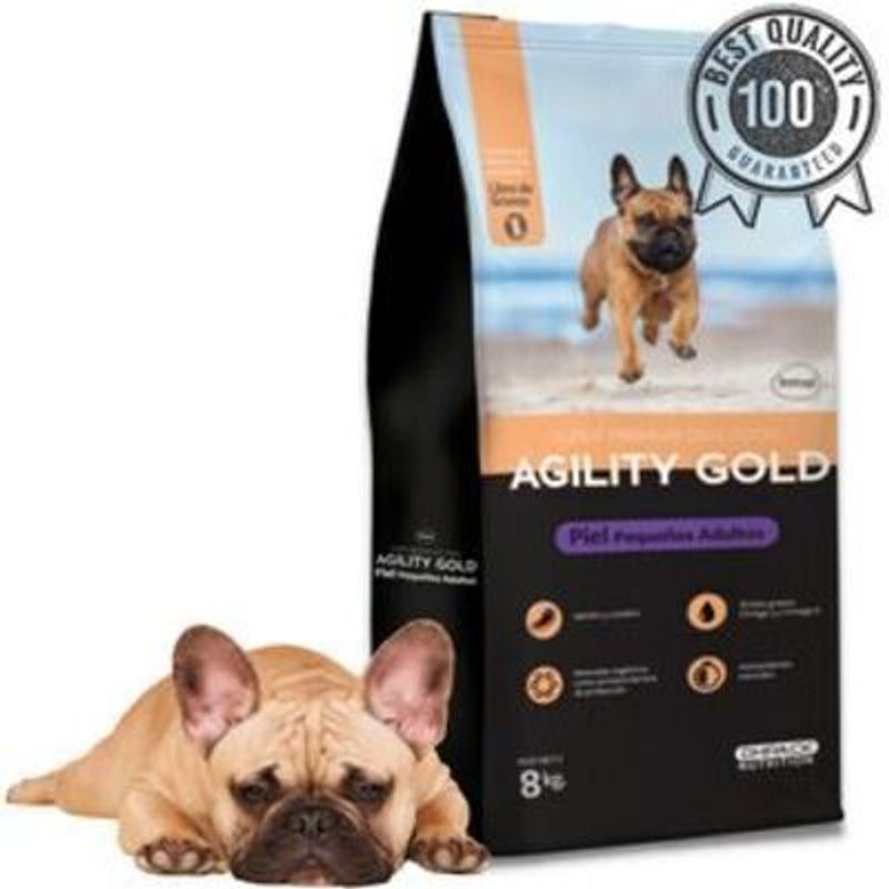AGILITY GOLD - Agility Gold Pequeños Adultos Piel x 8Kg