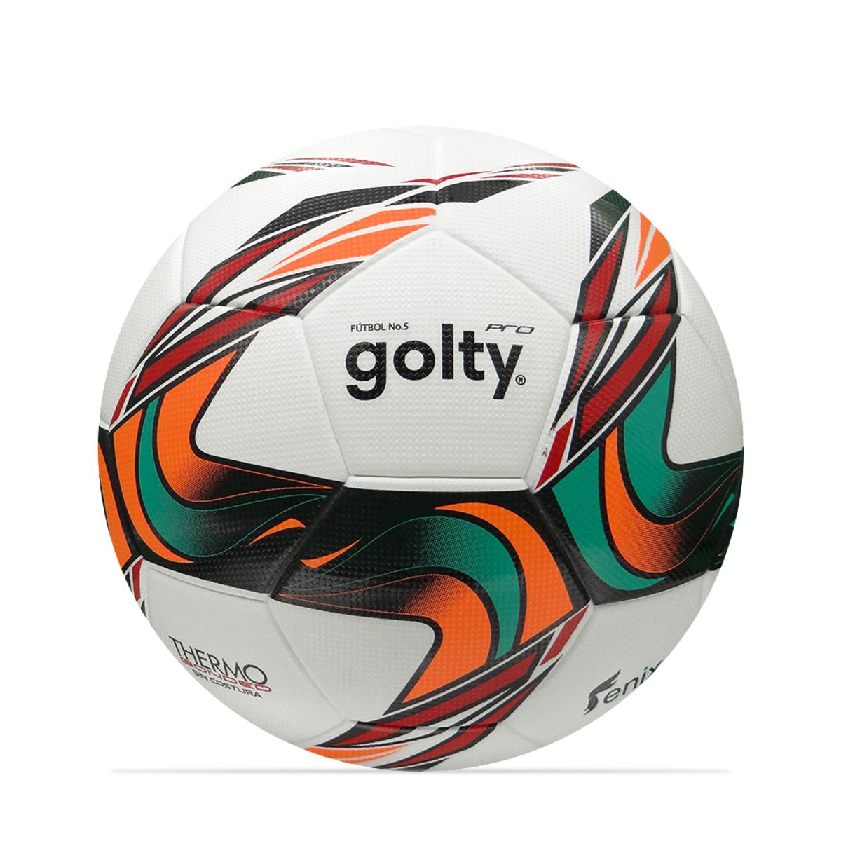 GOLTY - Balón Fútbol Golty Comp Fenix Thermobonded No.5-Blanco