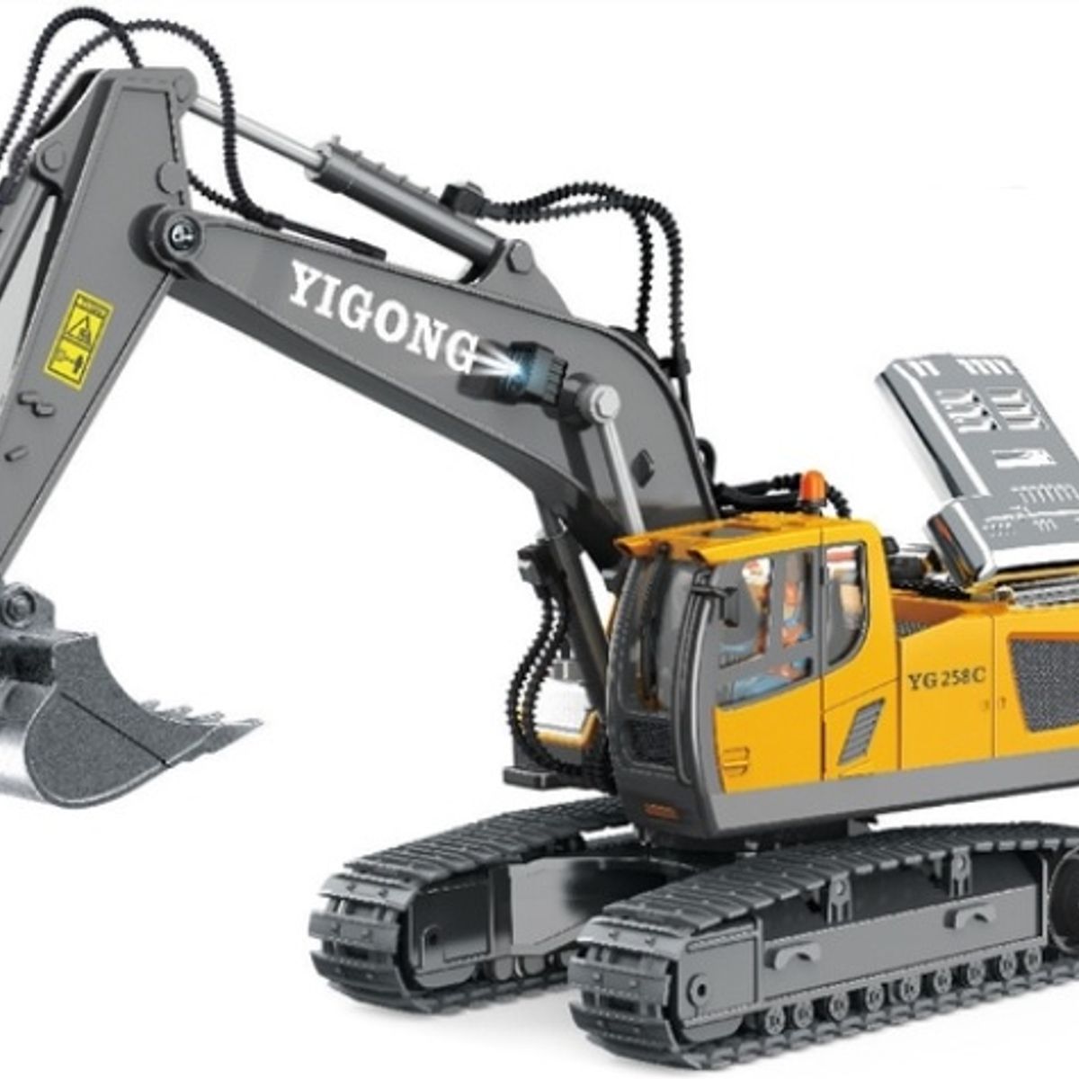 GENERICO - Excavadora Rc Radio Control Remoto Para Niños Juguetes