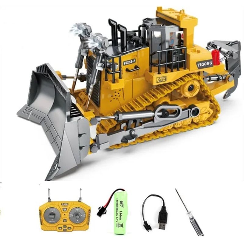 GENERICO - Bulldozer Rc Radio Control Remoto Para Niños Juguetes
