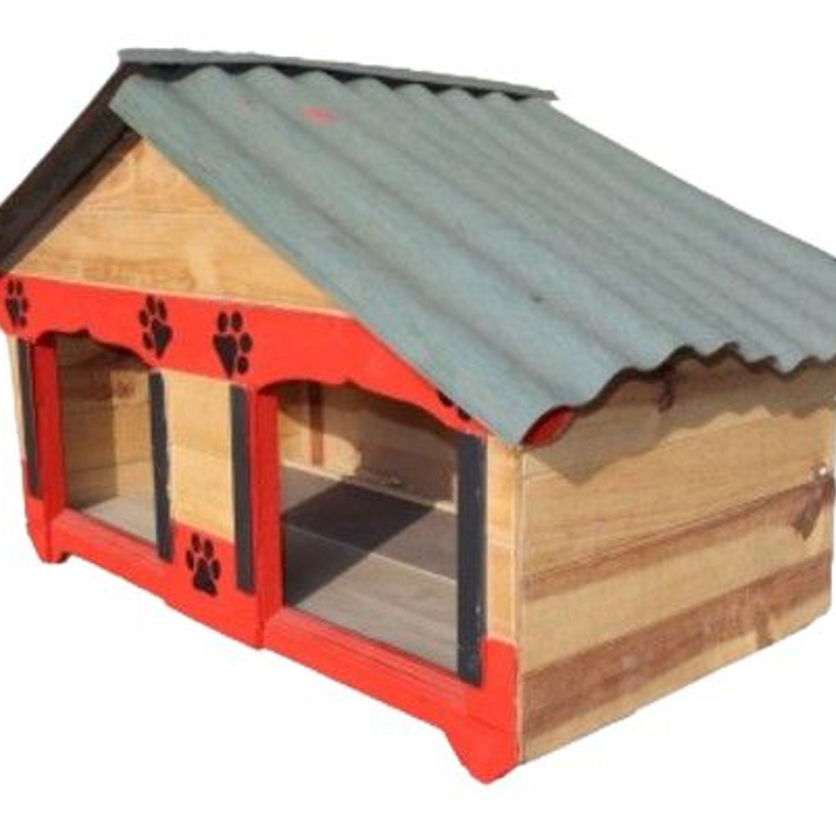 WOOD PETS - Casa Para Perro doble Interperie