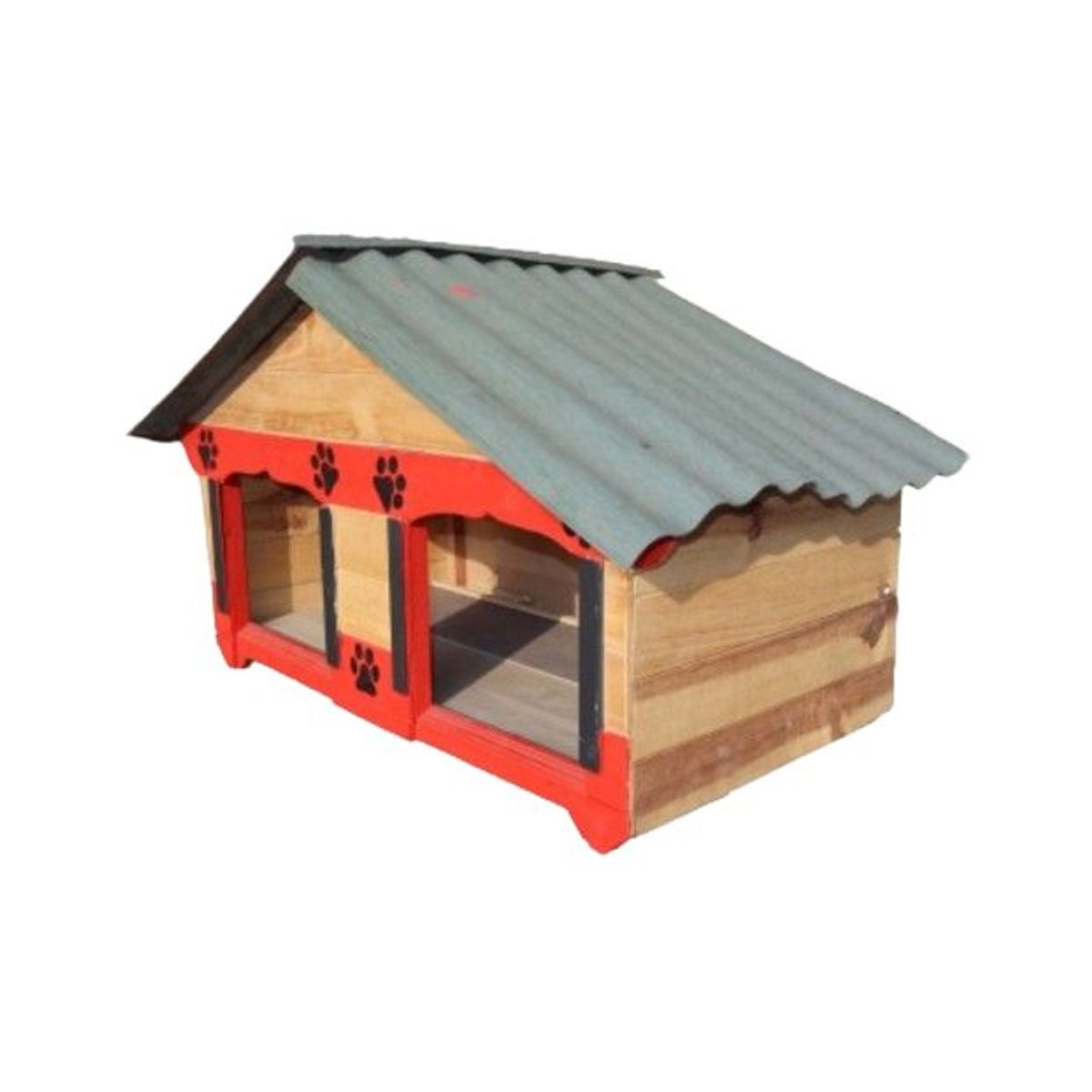 WOOD PETS - Casa Para Perro doble Interperie
