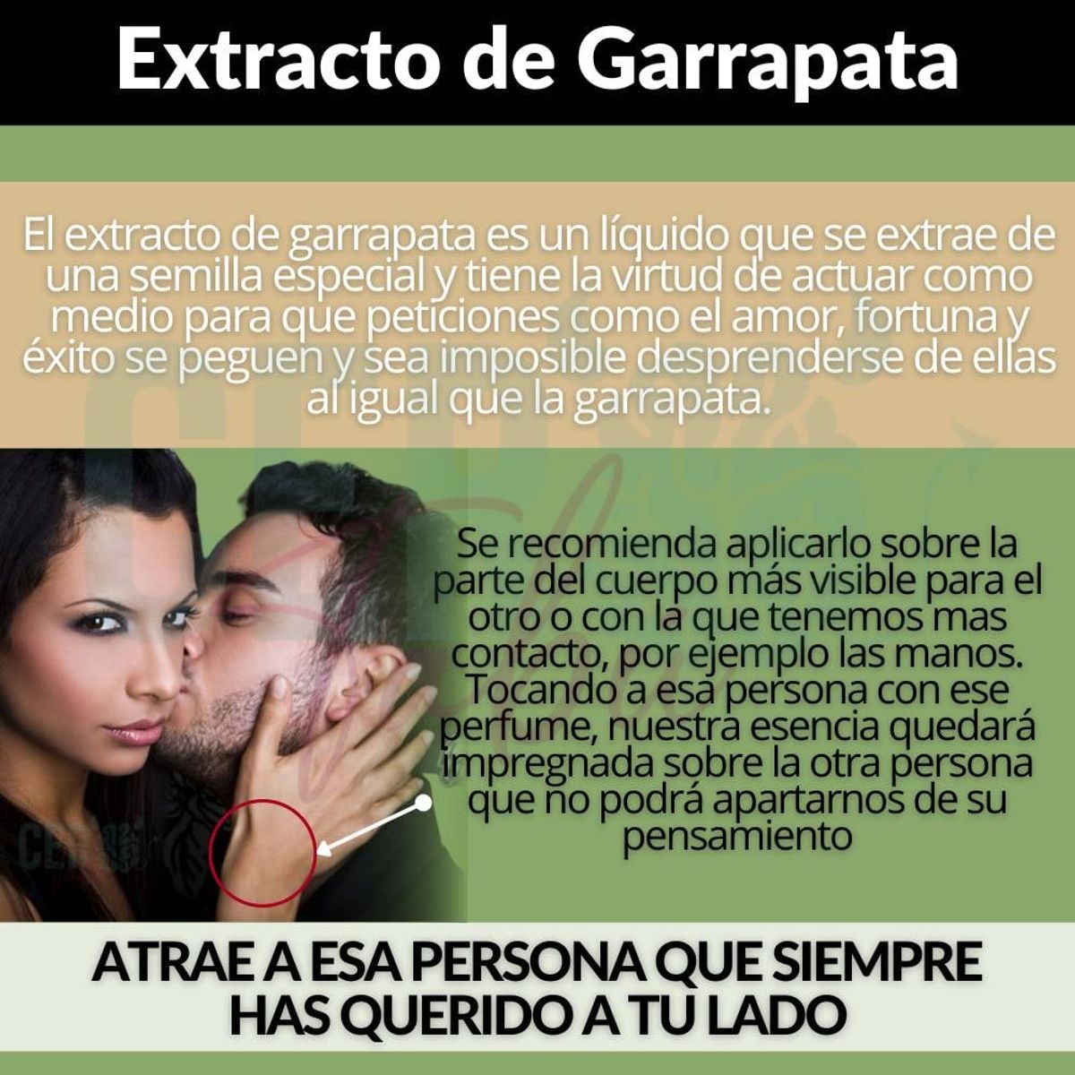 GENERICO - Extracto De Garrapata Puro 100% Original Amor + Amuleto 10ml
