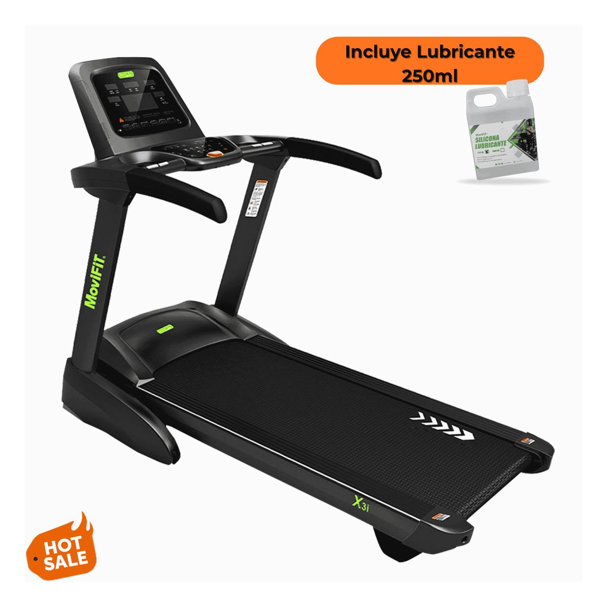 MOVIFIT - Trotadora X3i MoviFit Plegable 4.0 HP 20Km/h Inclinación 15%.