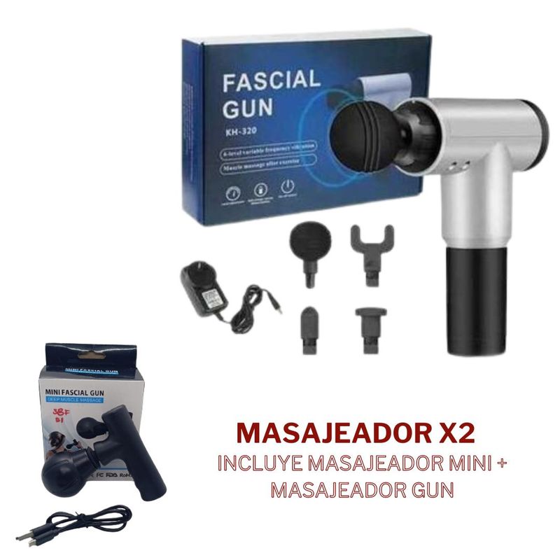 GENERICO - Masajeador Muscular De Mano Pistola De Masaje Terapéutico