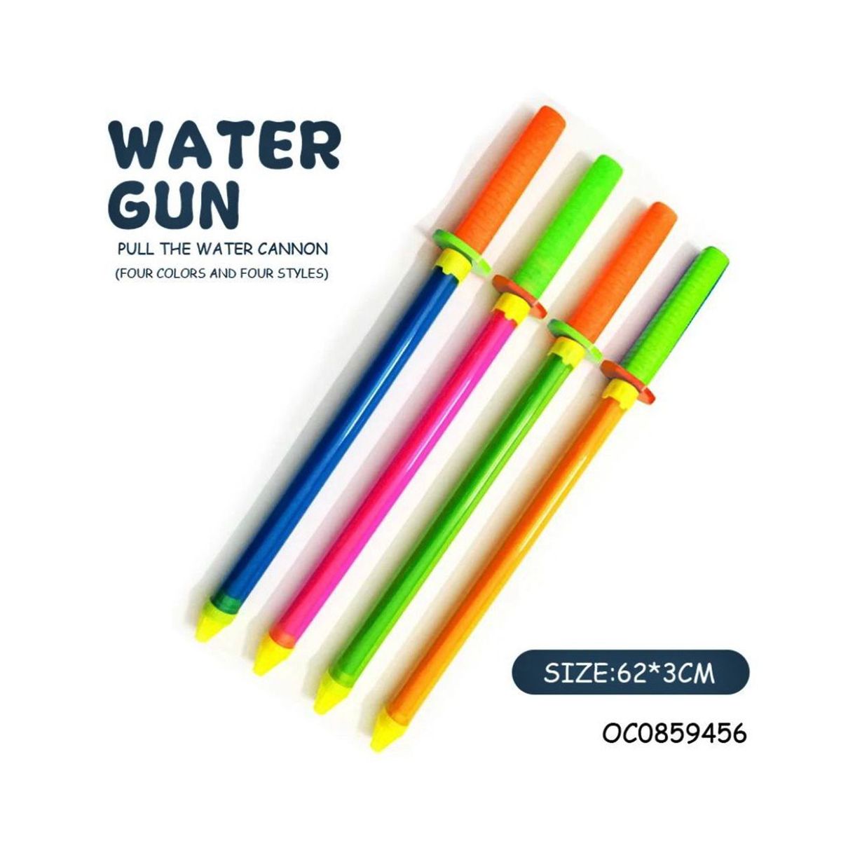 GENERICO - Pistola Lanza Chorro De Agua Naranja Juguete De Agua Potente