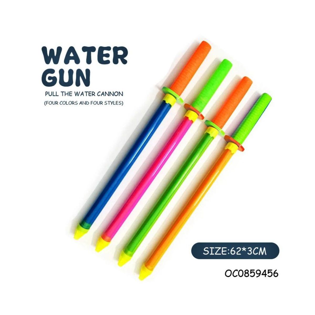 GENERICO - Pistola Lanza Chorro De Agua Naranja Juguete De Agua Potente
