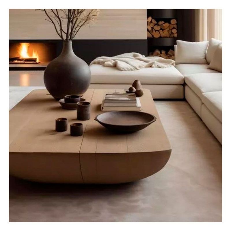 22 GRADOS DECORACION - Mesa de Centro Menkaura 120x60cm Roble 22 Grados Decoracion