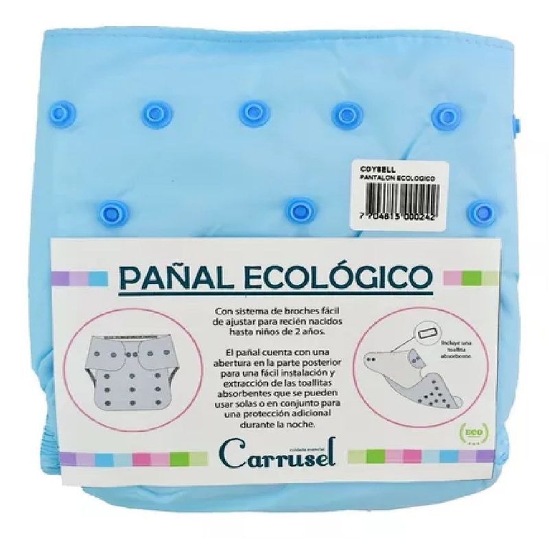 MUNDO BEBE - Pañal Ecológico Para Bebé Niño
