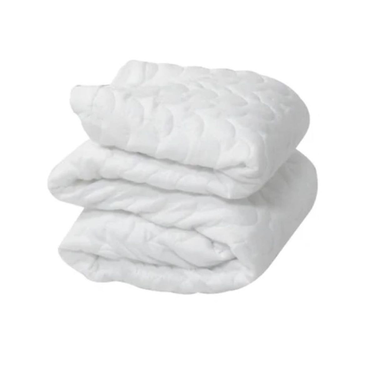 GENERICO - Protector de Colchon Blanco Acolchado Doble Antifluido Cubre Colchon