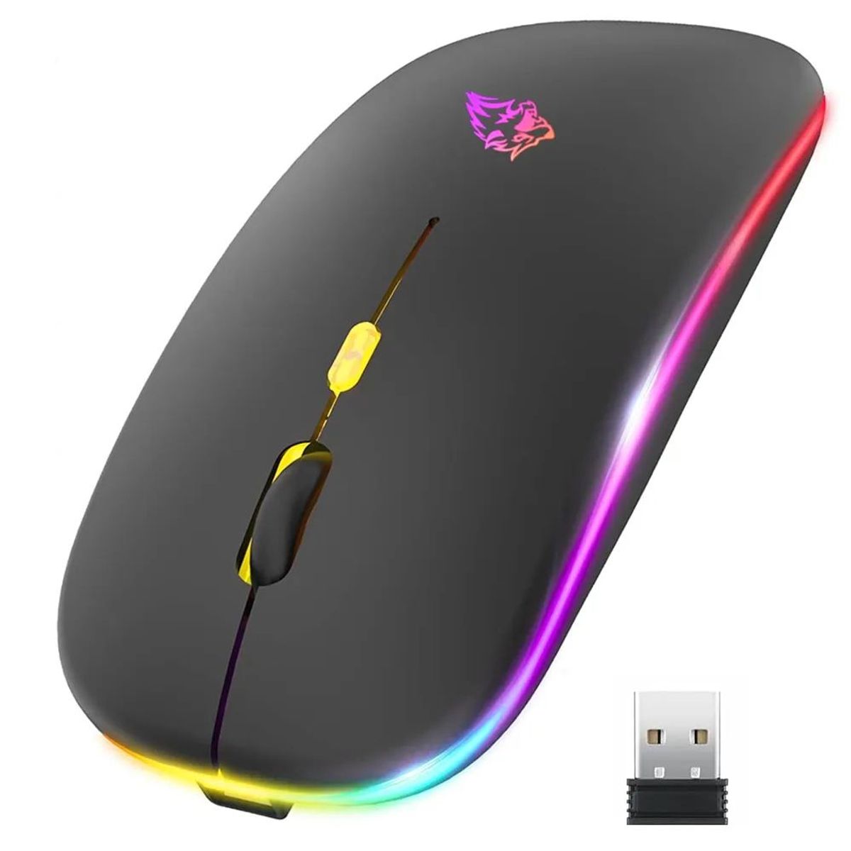 GENERICO - Ratón Inalámbrico Bluetooth 2,4 Ghz Modos Duales Recargable