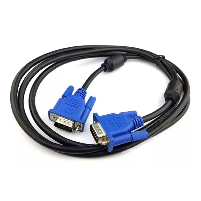 GENERICO - Cable Vga Para Monitor Azul 3 Mts Con Filtro