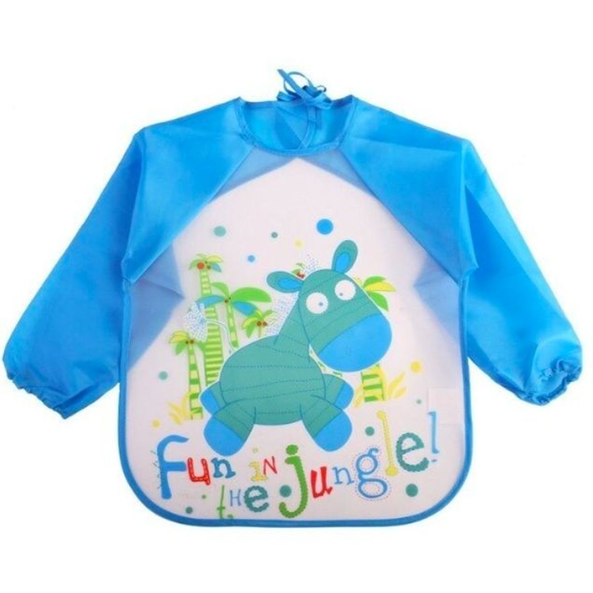 STALION - Babero Delantal Bebés Y Niños De Manga Larga Impermeable - Burrito