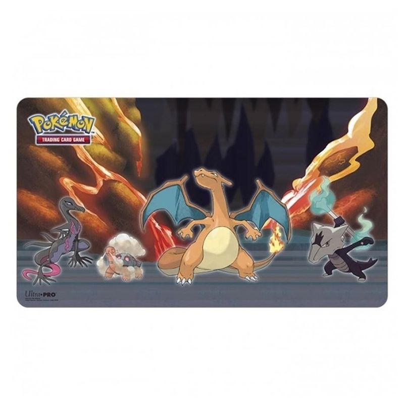 ULTRA PRO - PLAYMAT MOUSEPAD PARA CARTAS DE POKEMON SCORCHING SUMMIT TAPETE PARA JUGAR