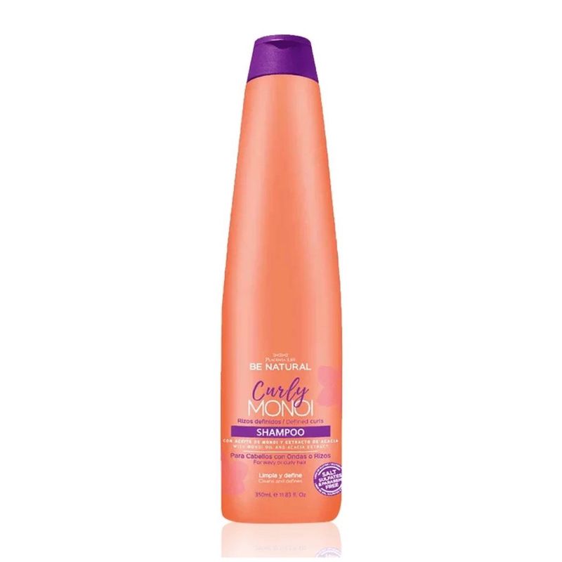 BE NATURAL - Shampoo Placenta L Curly Monoi 350ml