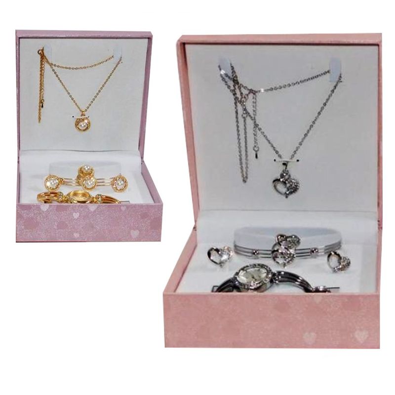 MAZUGI - Regalo Para El Día De La Mujer Amistad Corazón Cadena Reloj_.