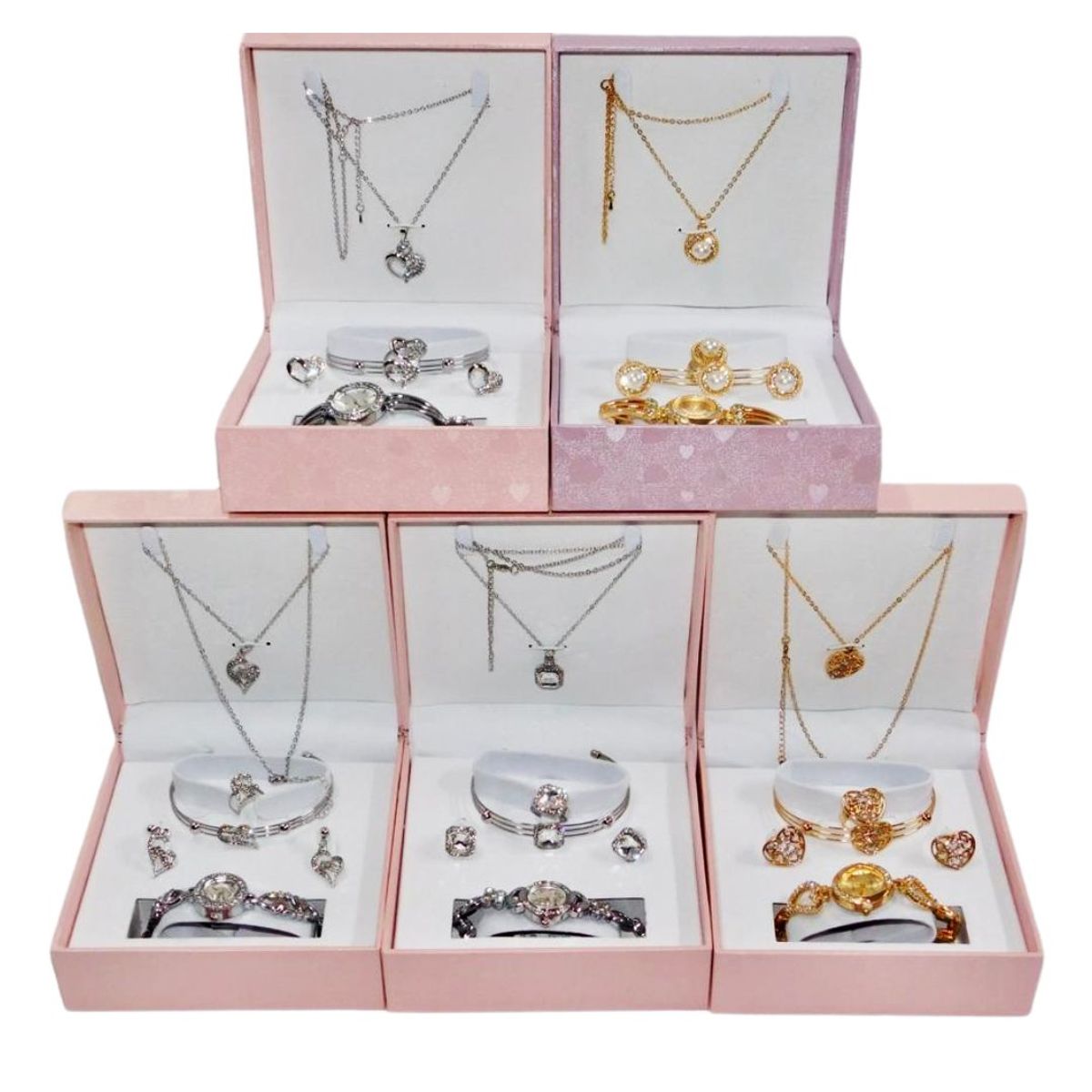 MAZUGI - Regalo Para El Día De La Mujer Amistad Corazón Cadena Reloj_.