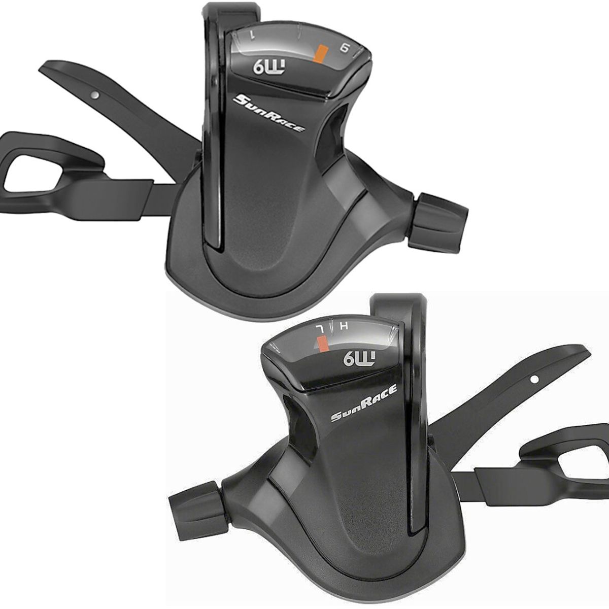SUNRISE - Shifter Sunrace Palanca Cambio Biplato 9 x 2 Velocidades Bicicleta Mtb