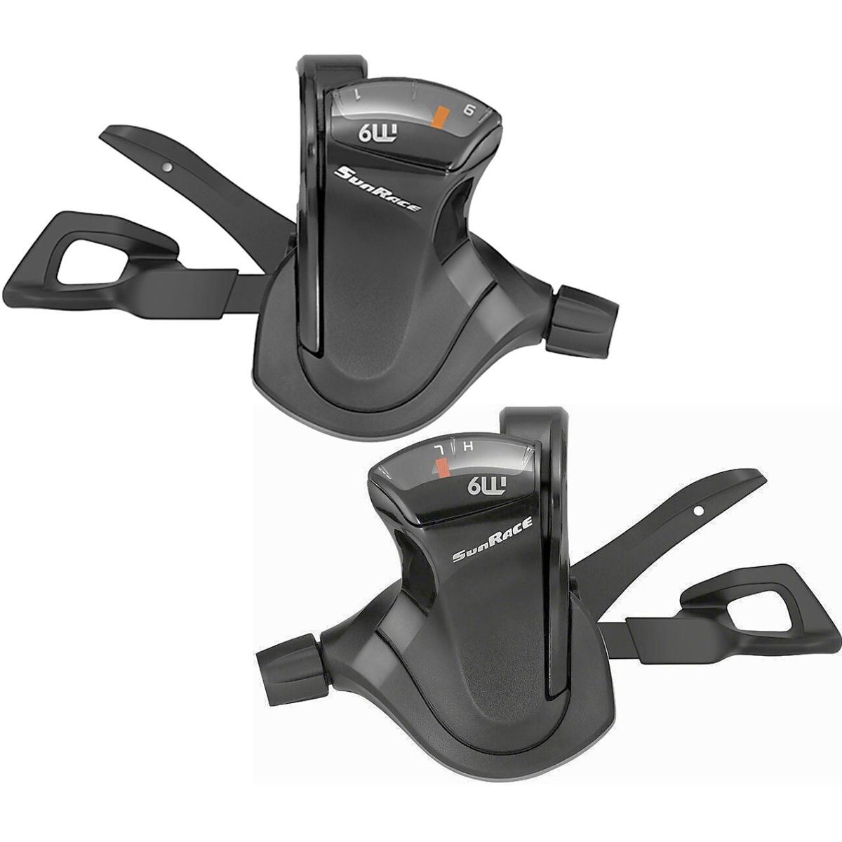 SUNRISE - Shifter Sunrace Palanca Cambio Biplato 9 x 2 Velocidades Bicicleta Mtb