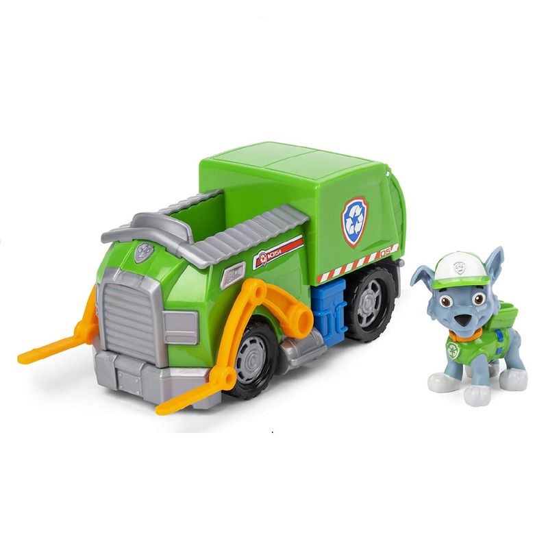 SPIN MASTER - Paw Patrol Patrulla Canina Rocky Vehiculo Con Figura