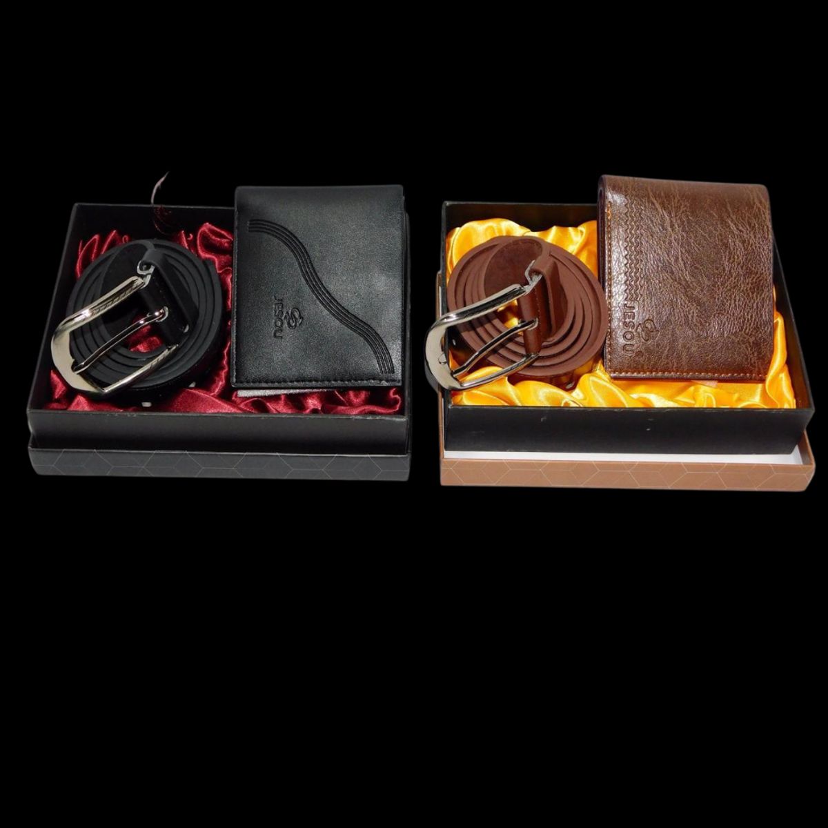 MAZUGI - Billetera + Correa Kit Para Hombre Regalo Estuche