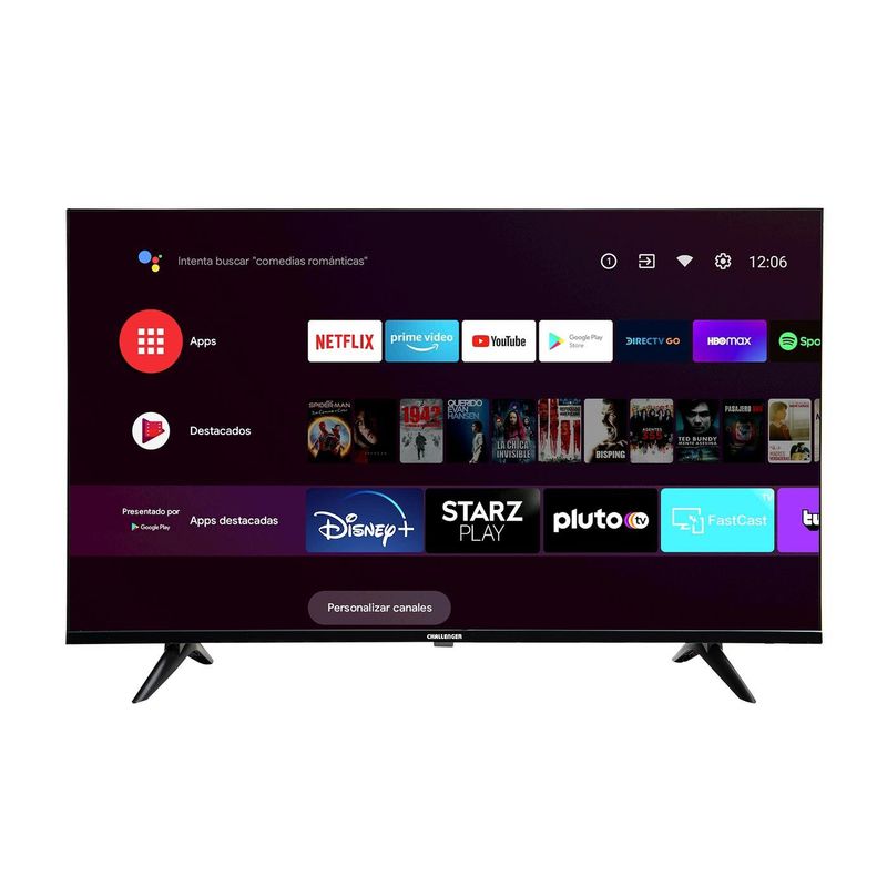 CHALLENGER - TV CHALLENGER 43" Pulgadas 108 cm LED43LO69 FHD LED Smart TV Android