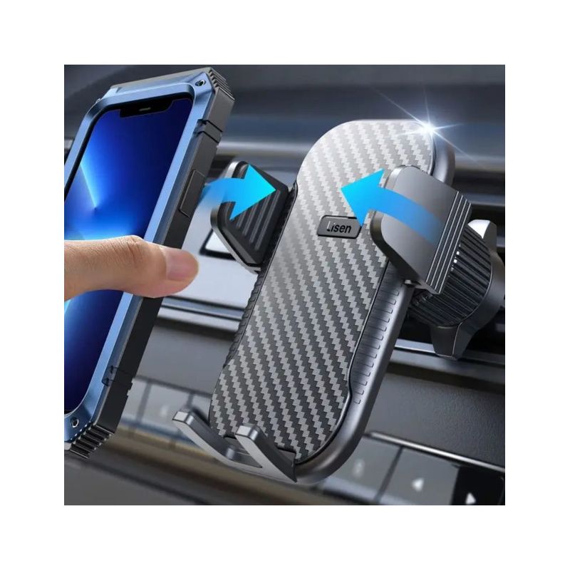 LISEN - Soporte De Celular Para Auto  Ajustable De Alta Seguridad