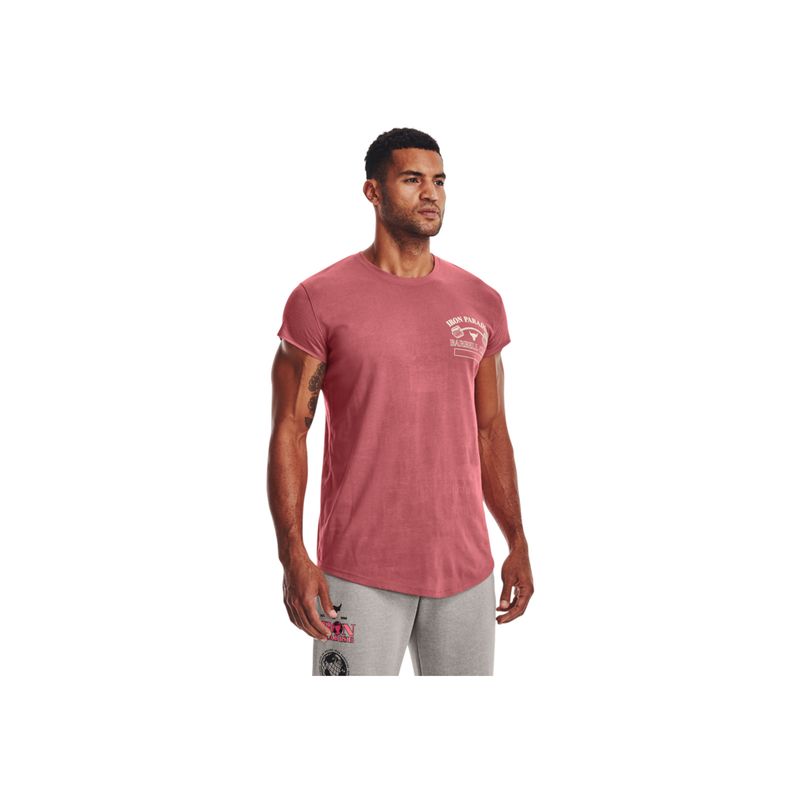 UNDER ARMOUR - Camiseta Hombre Under Armour PJT RCK SHOW YOUR GY Rosado UNDER ARMOUR