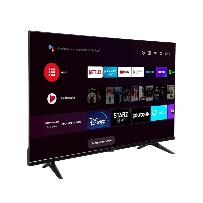 CHALLENGER - Televisor 58 Pulgadas Challenger Android TV UHD Smart TV Bluetooth - Netflix - UHD 58LO70 ANDROID T2