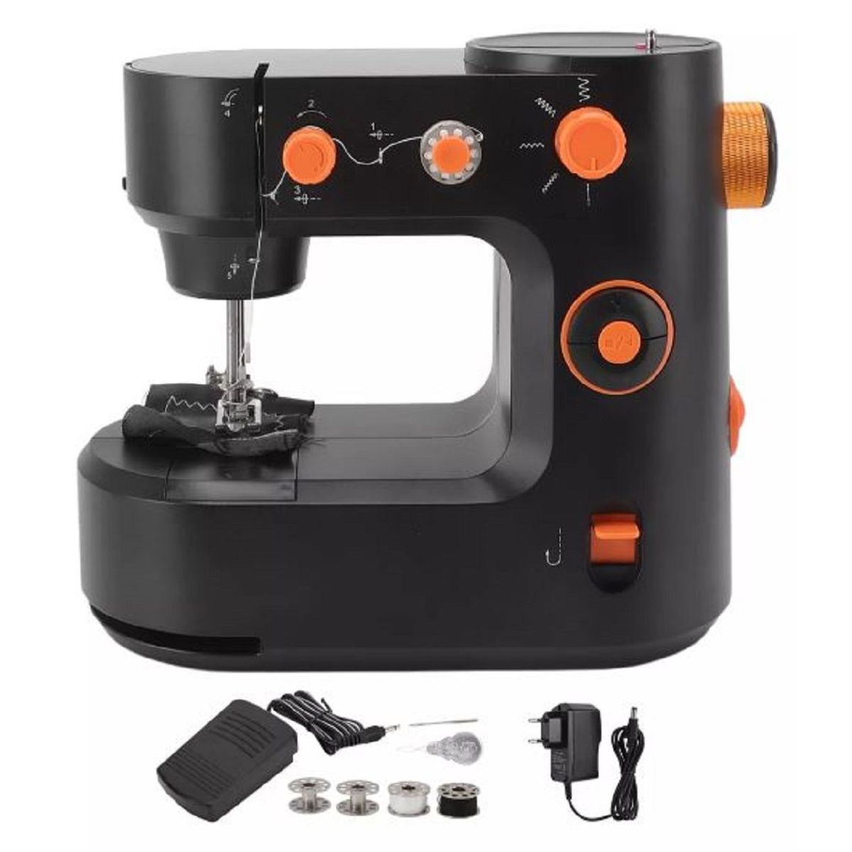 GENERICO - Mini Máquina De Coser Portátil Pequeña Y Multifuncional