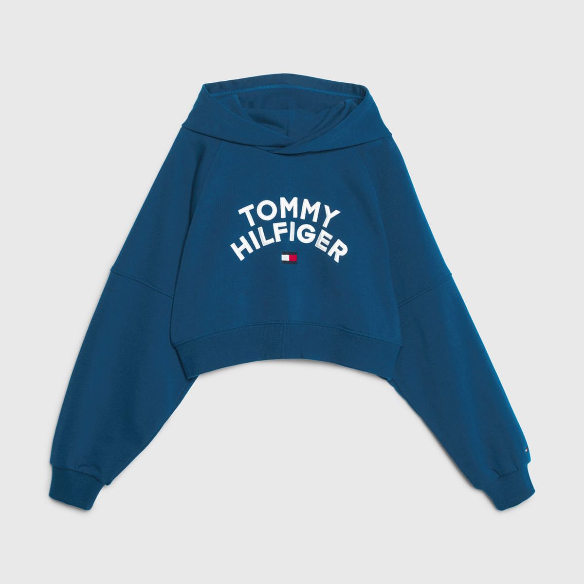 TOMMY HILFIGER - Saco De Niña Con Gorro Y Logo Tommy Hilfiger