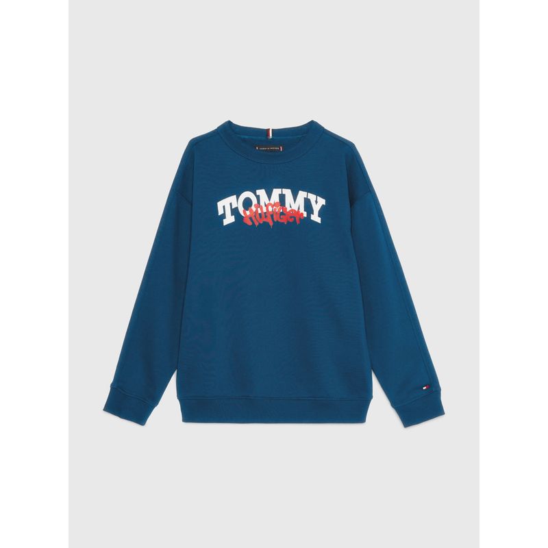 TOMMY HILFIGER - Saco De Niño Con Logo Estilo Grafiti Tommy Hilfiger