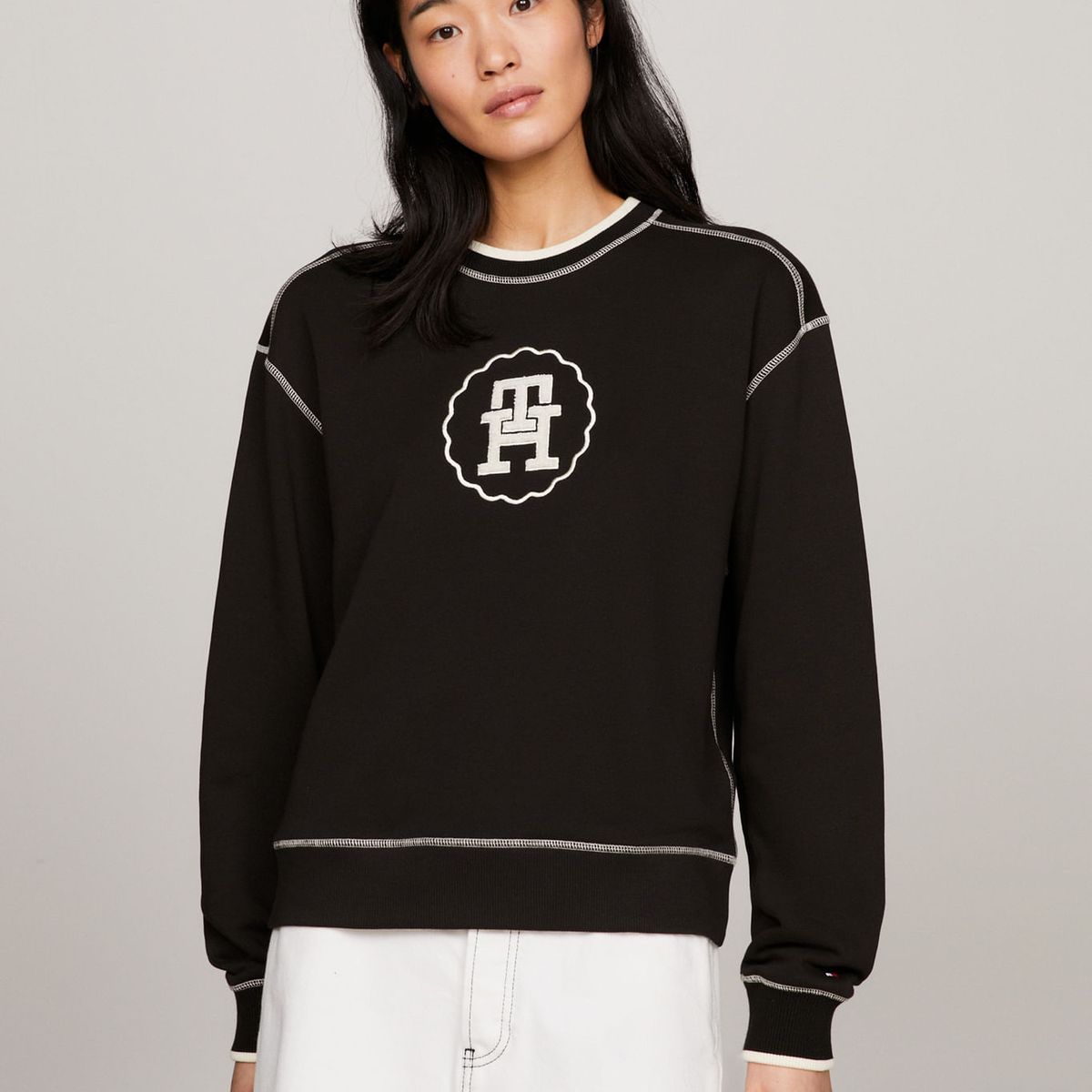 TOMMY HILFIGER - Suéter Modern Con Cuello Redondo Ribeteado Tommy Hilfiger