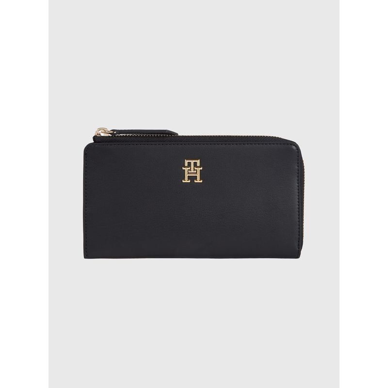 TOMMY HILFIGER - Cartera Mediana Con Logo Mujer Negro Tommy Hilfiger