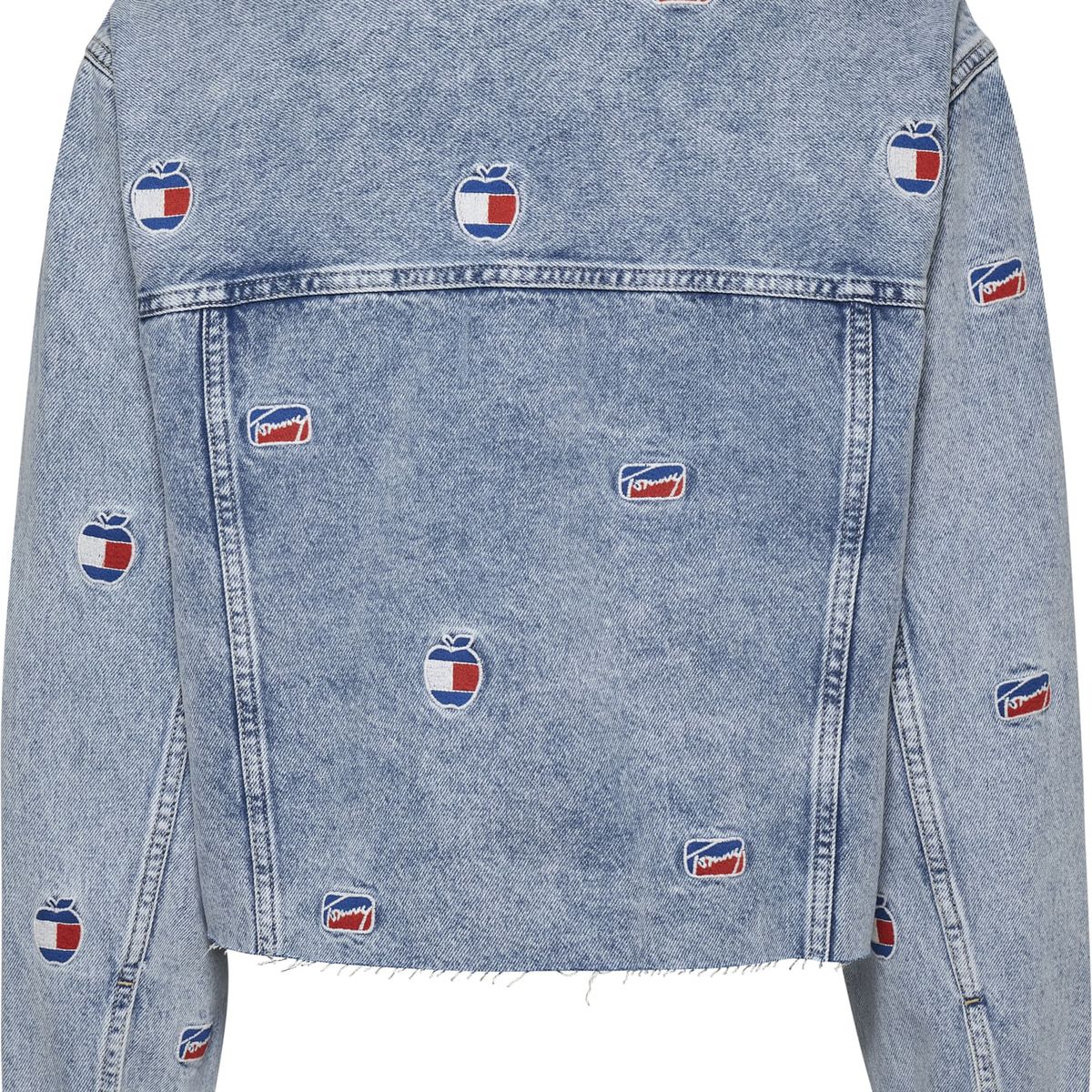 TOMMY HILFIGER - Chaqueta Vaquera De Algodón Reciclado Mujer Azul Tommy Jeans