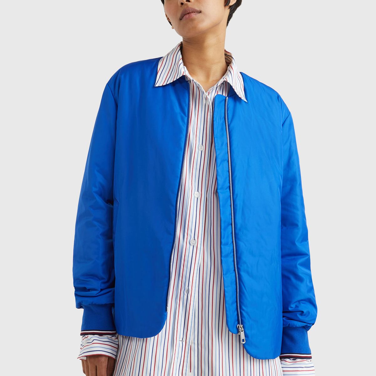 TOMMY HILFIGER - Chaqueta Azul Cazadora Mujer Tommy Hilfiger