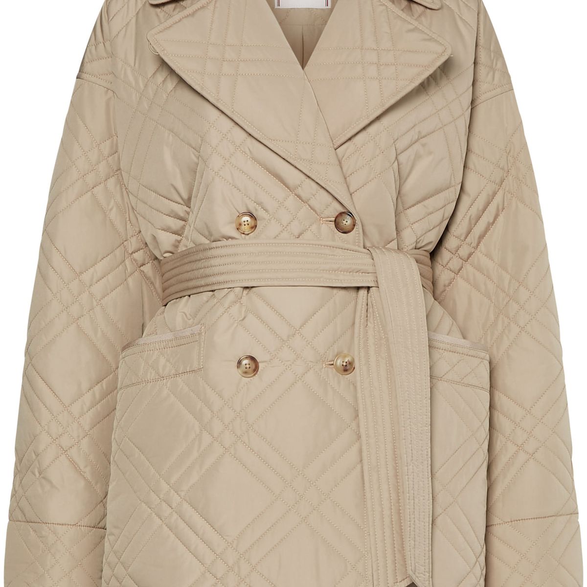 TOMMY HILFIGER - Gabán Beige Acolchado De Corte Amplio Para Mujer Tommy Hilfiger