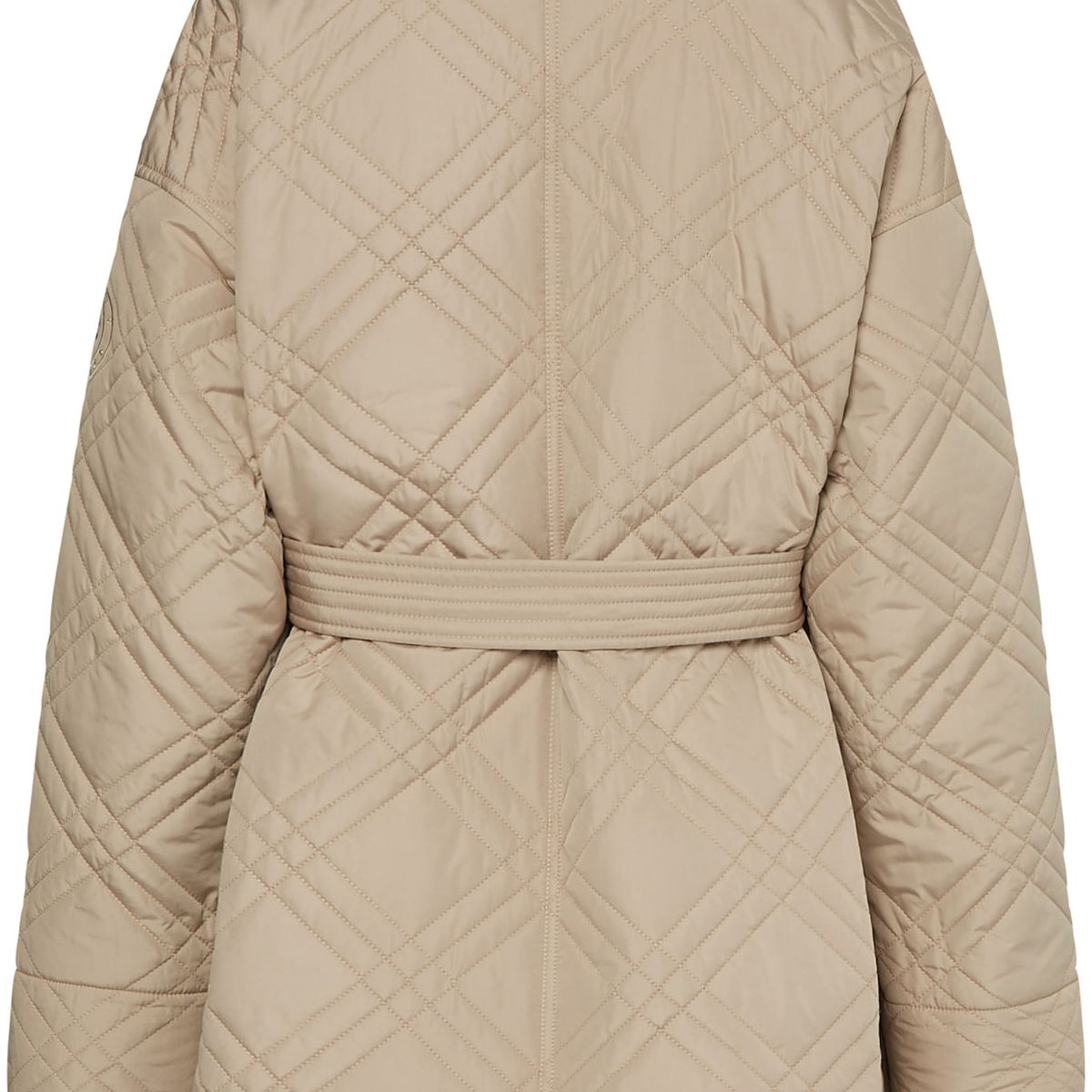 TOMMY HILFIGER - Gabán Beige Acolchado De Corte Amplio Para Mujer Tommy Hilfiger