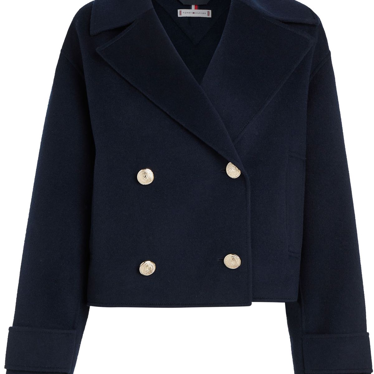 TOMMY HILFIGER - Chaqueta Azul De Botonadura Doble Para Mujer Tommy Hilfiger